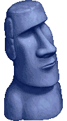 Blue Moai