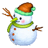 Green Snowman