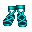 Blue Net Shoes